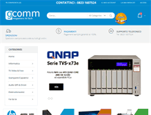 Tablet Screenshot of gcomm.it